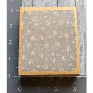 Hero Arts Tiny Flower Background Block H2136 Rubber Stamp Wood #H40